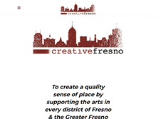 Tablet Screenshot of creativefresno.com